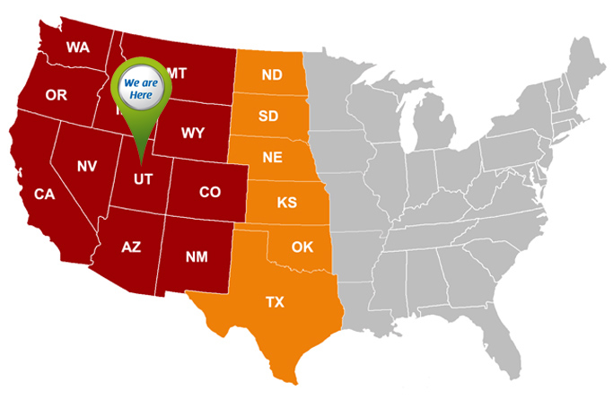 Western States Moving Service Areas